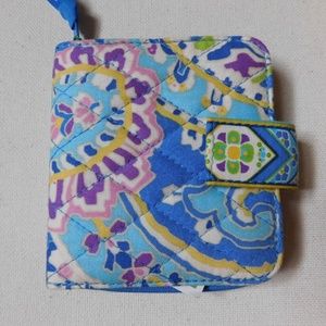 VERA BRADLEY Mini Zip Wallet [capri blue]